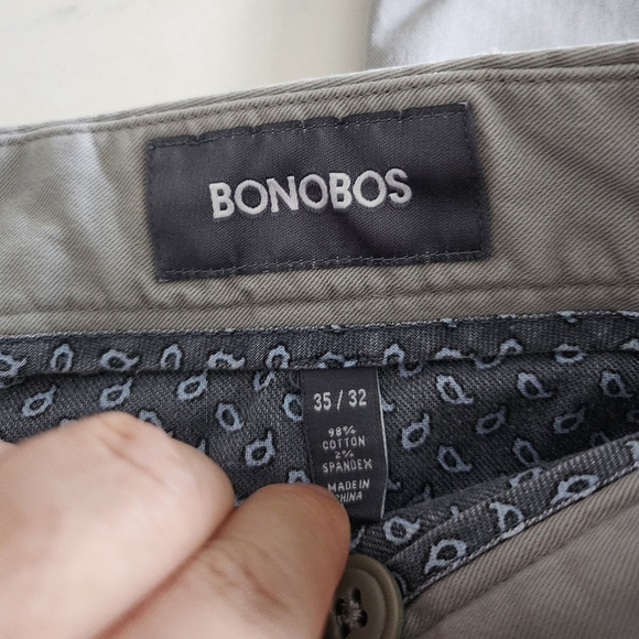 Bonobos Grey Tailored Pants - Picture 2 of 9